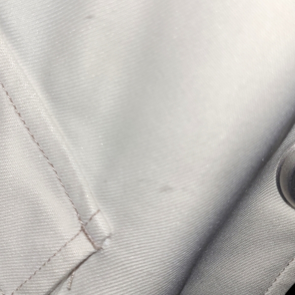 Belted Blazer Jacket 100% Silk by Bebe Cream Size 6 NWOT - Picture 9 of 14